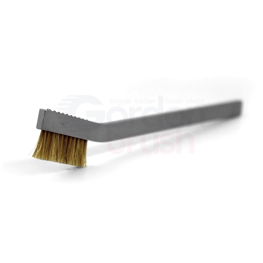 Gordon Brush AB8 Anti-Static Disposable Acid Brush with 5/8 Horse Hair  Bristles, 7/8 Trim & 3/8 dia. Tin Handle, 5-1/4 OAL (Bag of 144)