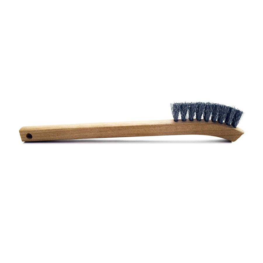Brush - Velvet Fluffing, Soft Brass .006 Wood Handle (C-12)