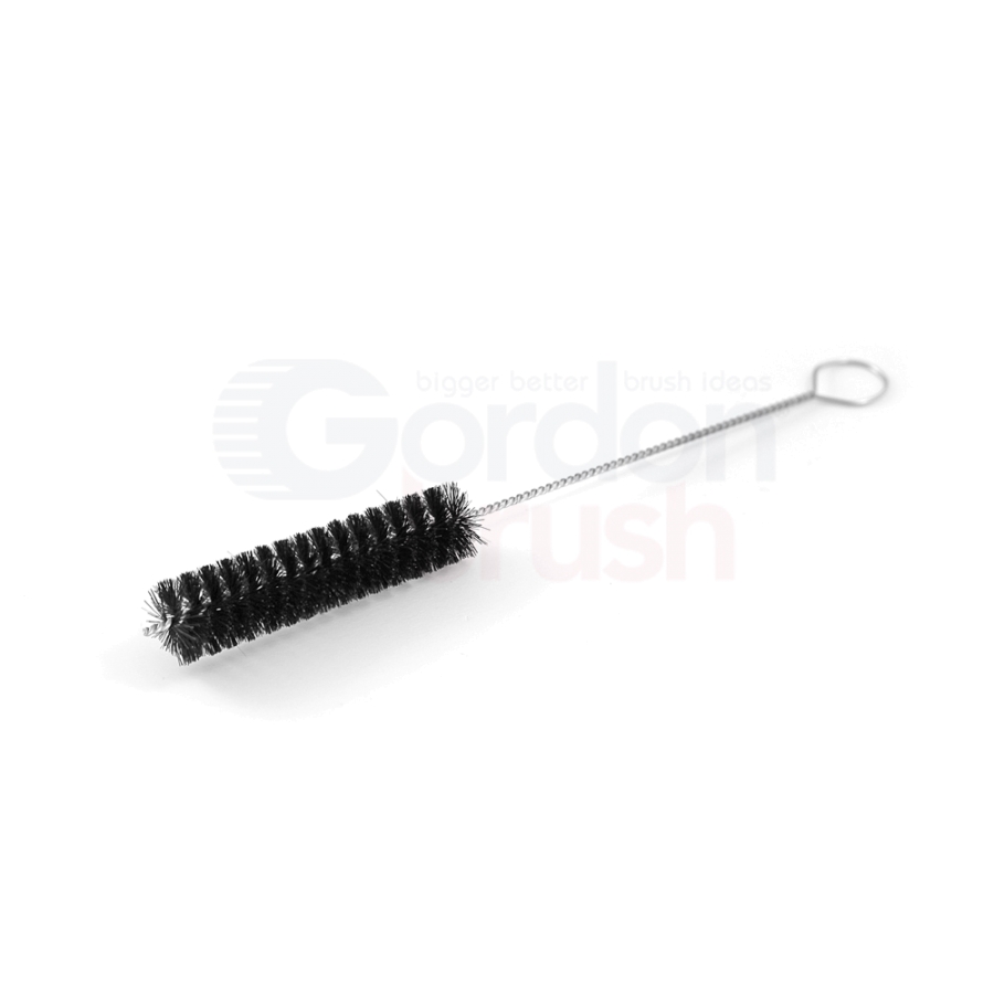 3/4 Diameter 8-1/2 Length Single Spiral, Single-Stem Horse Hair Brushes,  with Ring Handle and Galvanized Stem 499201 - Gordon Brush