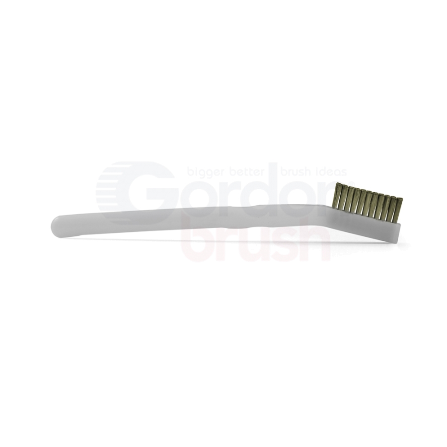 3 x 11 Row 0.003 Stainless Steel Bristle and Acetal Handle Scratch Brush