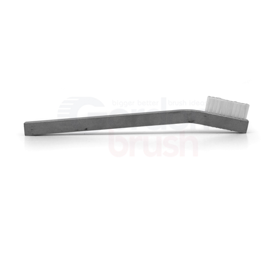 3 x 11 Row 0.012 Nylon Bristle and Aluminum Handle Hand-Laced Brush 33NA -  Gordon Brush