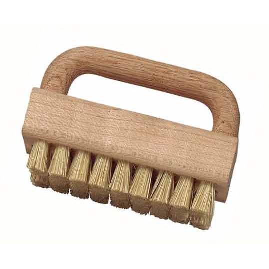 Hog Bristle, 3-1/2 x 2-1/4 Wood Handle Block Scrub Brush