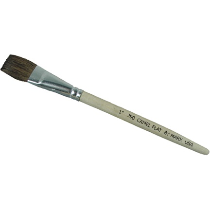 Brown Camel Paint Flat Brush, For Painting at Rs 65/piece in Kalyan